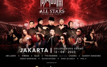 Konser DEWA 19 featuring ALL STARS #FirstTimeInHistory Stadium Tour 2023 di Stadion Utama Gelora Bung Karno Digelar Hari Ini!
