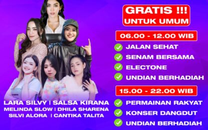 Panggung Rakyat RTV Meriahkan Lapangan Kedok Turen Malang