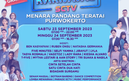 Musisi Tanah Air Hingga Bintang Sinetron SCTV Datang Langsung ke Purwokerto Di “Karnaval SCTV”