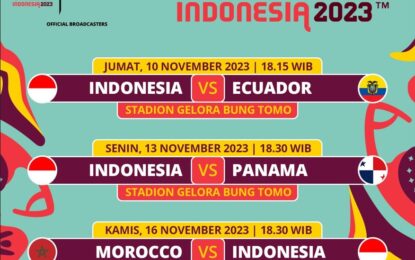 Laga New Caledonia Dan England Menjadi Laga Perdana Grup C FIFA U-17 World Cup Indonesia 2023™