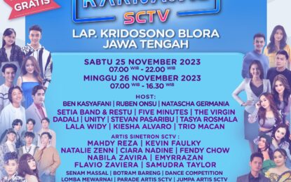 Hiburan Khas “Karnaval SCTV” Hadir Untuk Masyarakat Blora