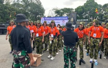 63 Finalis Putera Puteri Maritim Indonesia Tempuh Pendidikan dan Pelatihan di Bhumi Marinir Cilandak, Jakarta Selatan