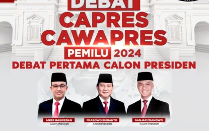 SCTV & Indosiar Tayangkan Serentak Debat Capres Cawapres 2024