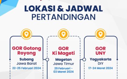 Berlangsung di 3 Kota Di Indonesia, MOJI Gelar Nusantara CUP 2024 Yang Diikuti Oleh 16 Klub Bola Voli Indonesia