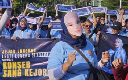 Kompak, Fans Lesti Gelar Pawai di 10 Kota Lebih