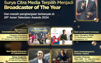 AJANG PENGHARGAAN TERBESAR SE-ASIA PASIFIK “29TH ASIAN TELEVISION AWARDS” TAYANG DI INDOSIAR DAN VIDIO