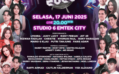 RAYAKAN MUSIK NOSTALGIA, SCTV MUSIC AWARDS 2025 HADIRKAN KATEGORI “LAGU REMAKE PALING NGETOP”