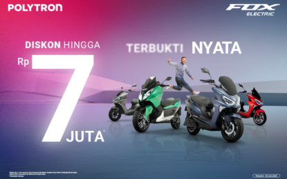 Dorong Adopsi Motor Listrik yang Lebih Luas, Polytron Berikan Diskon Langsung Rp 7 juta!
