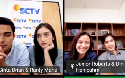 Keseruan Ranty Maria dan Dini Hanipahm Syuting Bareng Cinta Brian Dan Junior Roberts Dalam Sinetron Seharum Cinta Melati