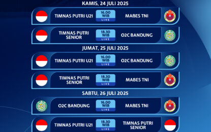MOJI VOLLEY CUP 2025 SIAP JADI AJANG PEMANASAN TIMNAS PUTRI INDONESIA KE PENTAS DUNIA