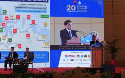TVRI Ungkap Strategi Teknologi Penyiaran Nasional di Asia Media Summit 2025: Integrasi DVB-T2, OTT, dan AI