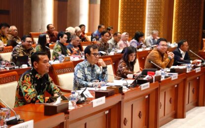 Raker dengan Komisi I, KPI Usulkan Penyesuaian Anggaran 