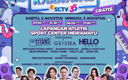 KARNAVAL SCTV KEMBALI MERIAHKAN KOTA INDRAMAYU AKHIR PEKAN INI