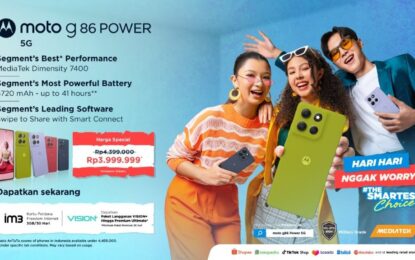 Rasakan Pengalaman #TheSmartestChoice Dari Moto g86 Power Melalui Berbagai Platform e-Commerce Dan Jaringan Toko Offline