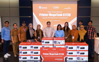 Dukung Sektor Kesehatan dan Pendidikan, Canon-PT Datascrip Donasikan Printer Melalui Program CSR “Mencetak Potensi Negeri”