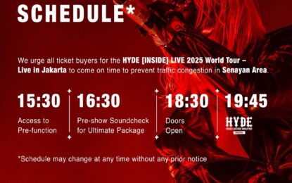Jakarta Bersiap Menyambut HYDE!Satu-satunya Show di Asia dalam Tur Dunia 2025“HYDE [INSIDE] LIVE 2025 WORLD TOUR”