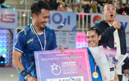 Para Pemenang “Turnamen Olahraga Selebriti Indonesia Season 4″