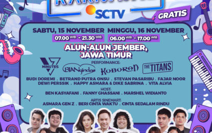 KARNAVAL SCTV Hadir Di Kabupaten  Jember, Jawa Timur