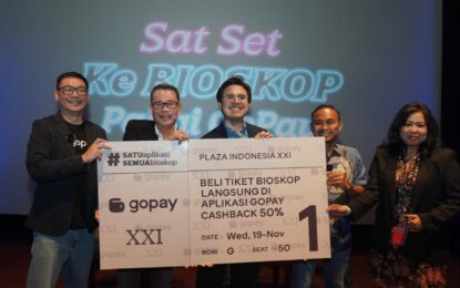 Beli Tiket Bioskop Bisa Lewat Aplikasi GoPay