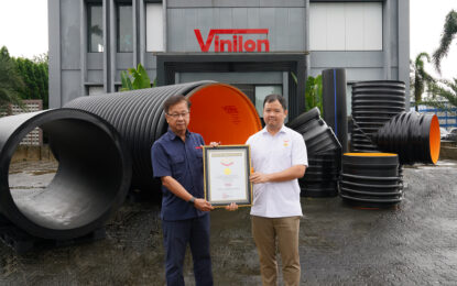 Vinilon Group Pecahkan Rekor MURI dengan Produksi Dua Pipa Terbesar di Indonesia