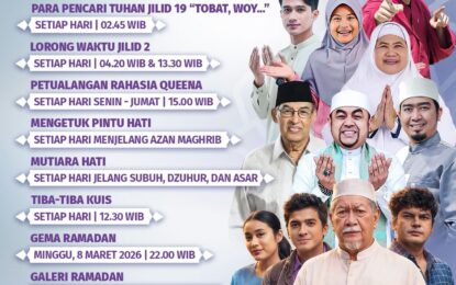PPT JILID 19 Dan LORONG WAKTU JILID 2 Hadir di “RAMADAN PENUH CINTA” di SCTV