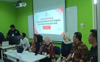 Tes CAT Calon Anggota KPID Sumsel Diikuti 54 Peserta