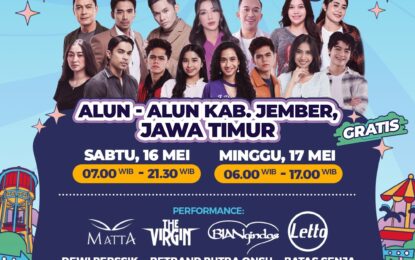 “KARNAVAL SCTV” Digelar di Jember, Jawa Timur