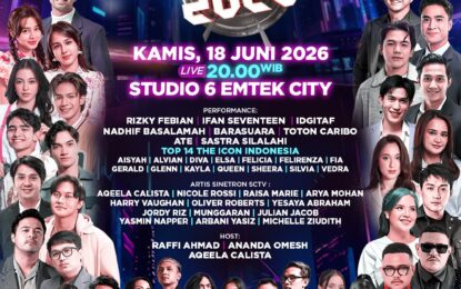 Mengapresiasi Lagu Daerah di “SCTV MUSIC AWARDS 2026”, SCTV Hadirkan Dua Kategori Khusus