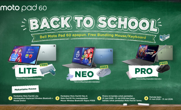 Moto Pad 60 Series, Teman di Setiap #RuangmuHariIni: Dari Meja Belajar hingga Ruang Berkarya