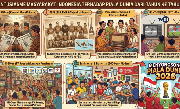 Antusiasme Masyarakat Indonesia terhadap Piala Dunia 2026 dari Tahun ke Tahun