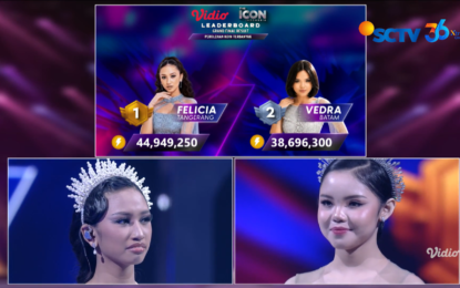 FELICIA (TANGERANG) JADI JUARA 1 THE ICON INDONESIA