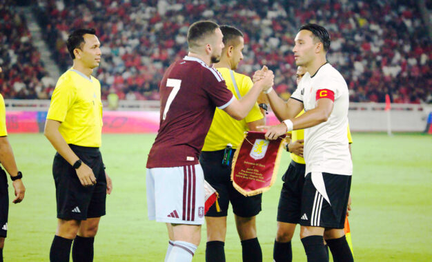 Debut Manis Sound Rhythm, Sukses Gelar Laga Bersejarah Aston Villa vs Indonesia All Stars di Jakarta