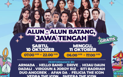 KARNAVAL SCTV Hadir Perdana di Batang, Siap Meriahkan Alun-Alun Batang