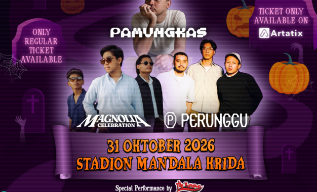 Konser Farmasi Cup 2026 “Starry Fright” Bertemakan Halloween Hadirkan Pamungkas, Perunggu, dan Magnolia Celebration di Stadion Mandala Krida