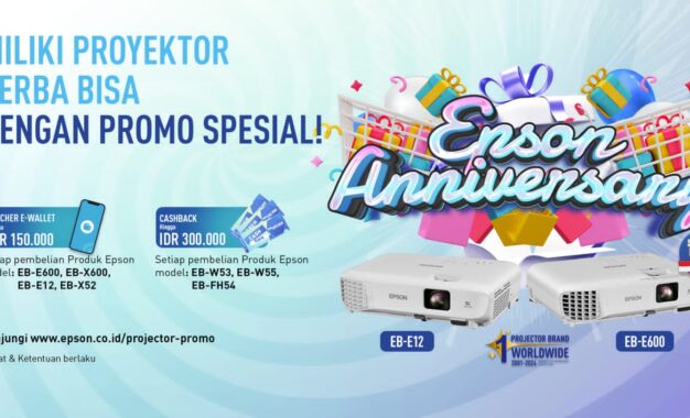 Rayakan Anniversary, Epson Hadirkan Promo Spesial untuk Projector Serba Bisa